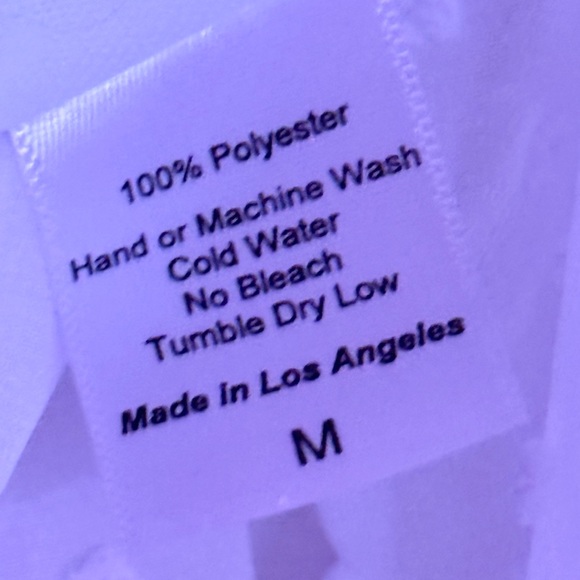 Lucy In The Sky White Dot Ruffled Mini Dress - Picture 8 of 8